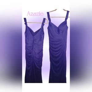 Azazie Bridesmaid Dress Size 4 purple